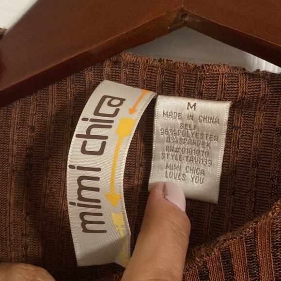 Crop top long sleeve top - Picture 2 of 4